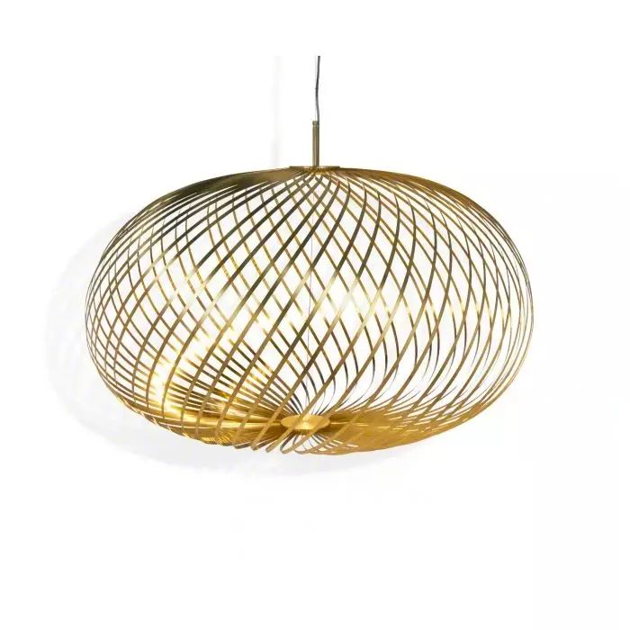 Spring Brass Large Pendant